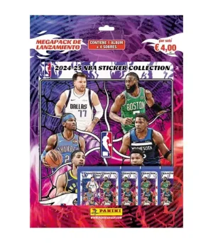 NBA Cartón Starter Pack (Álbum + 4 Sobres) NBA 2024–25 – Panini Cromos